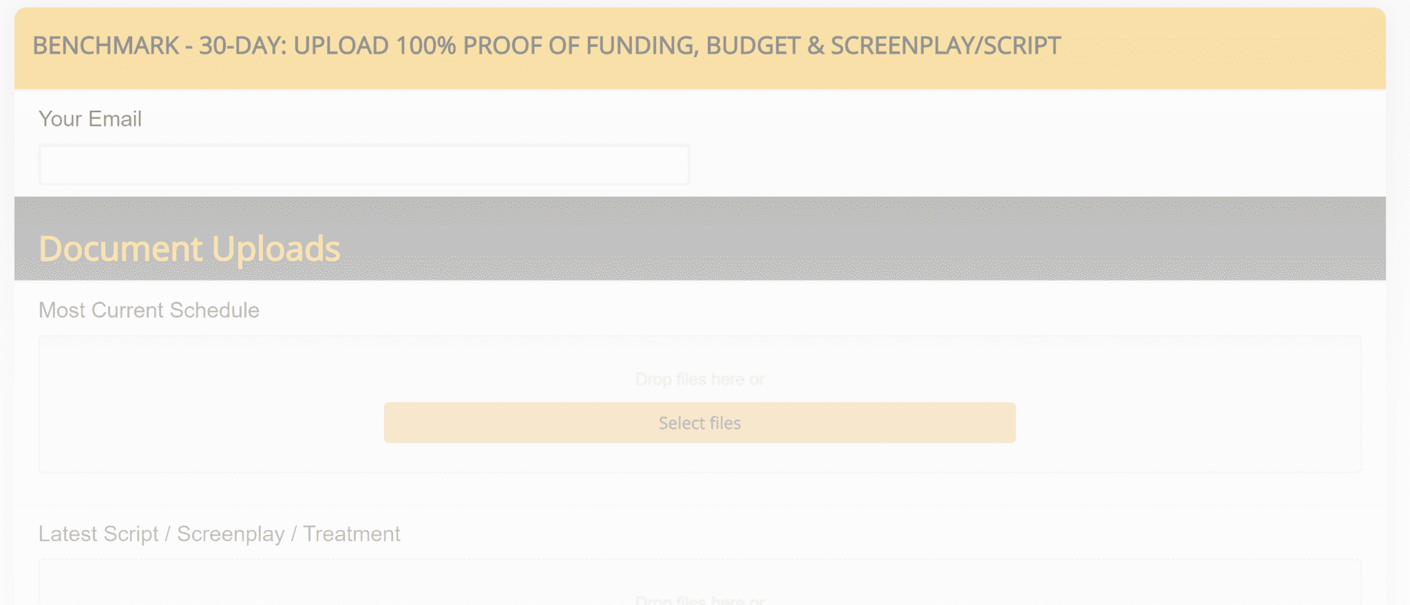 30-Day Benchmark Screen