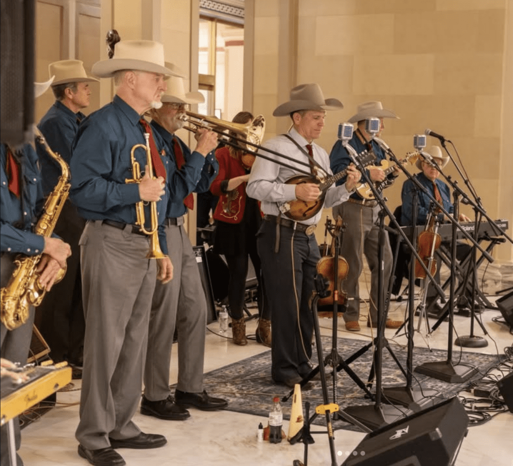Bob Wills Day at the Capitol musicians playing